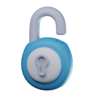 3B Açık Şeffaf Simge İllüstrasyonu