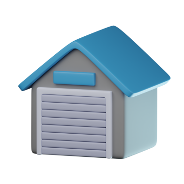 3B Depo Şeffaf Simge İllüstrasyonu