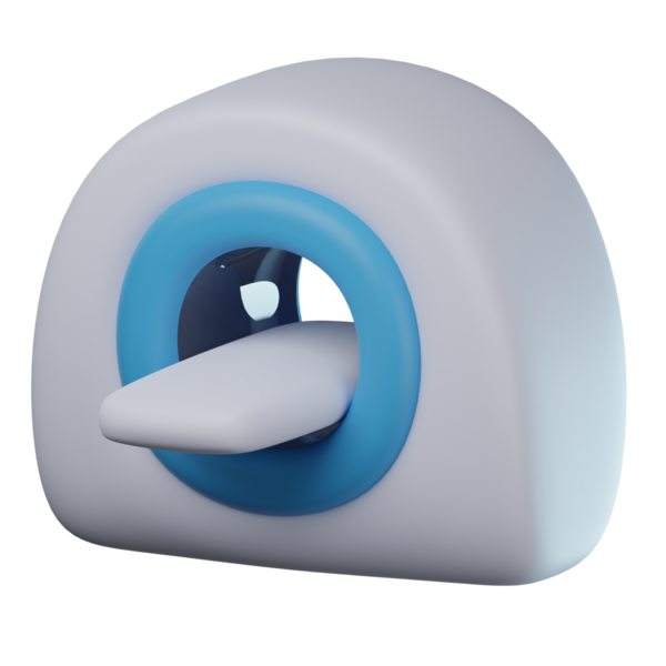 3B MRI Kit Şeffaf Simge Resimlemesi