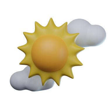 3D Sunny Day Şeffaf Simge ResmiComment