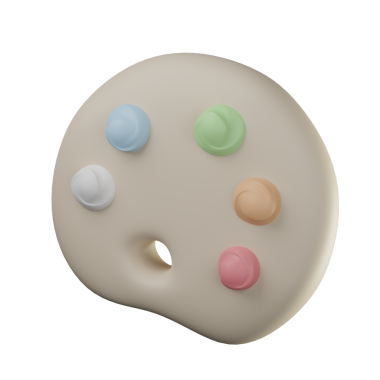 3B Renk Paleti Simgesi Resmetme Sunucusu