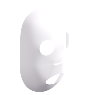 3B Yüz Maskesi Simgesi Resmetme