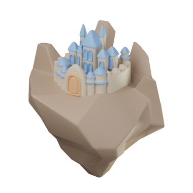 3D Uçan Şato Simge Resmetme Sunucusu