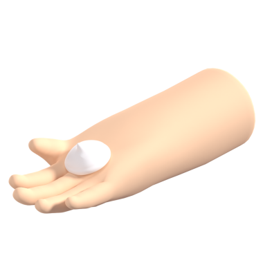 3 Boyutlu El Kremi Simgesi Resmetme