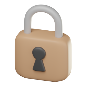 3B Asma Kilit Simgesi Çizimi