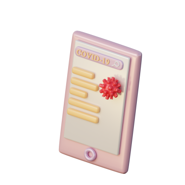 3D Corona Virüs Madde Simgesi Resmetme Sunucusu