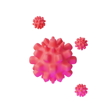 3D Coronavirus Simge Çizimi