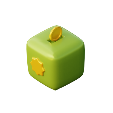 3B Bağış Kutusu Simgesi Resim Hazırlama