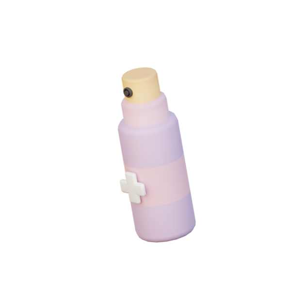 3D El Dezenfektanı Simgesi Çizim Sunucusu