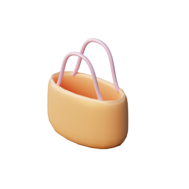 3D Alışveriş Torbası Çizimi