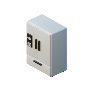 3B Akıllı Buzdolabı Çizimi