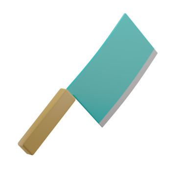 3B Büyük Bıçak Resim Simgesi Hazırlama