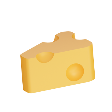 3B Peynir Çizim Simgesi Hazırlama