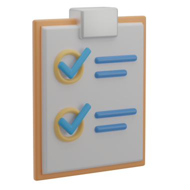 3B Kontrol Listesi İllüstrasyon Simgesi Hazırlama