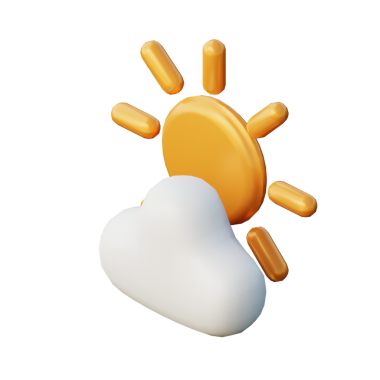 3B Bulutlu Gün Resmetme Simgesi Hazırlama