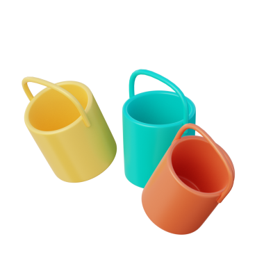 3B Renk Kova Resmetme Simgesi Hazırlama