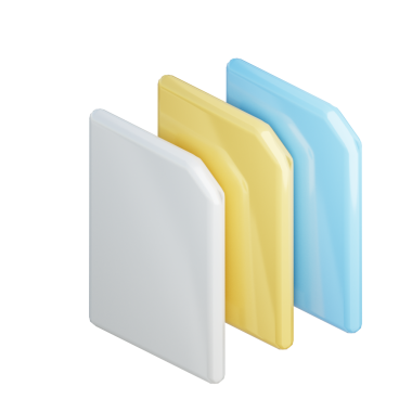 3B Belge İllüstrasyon Simgesi Hazırlama