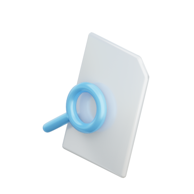 3B Araştırma Kağıdı İllüstrasyon Simgesi Hazırlama