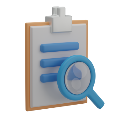 3B Arama Veri İllüstrasyon Simgesi Hazırlama