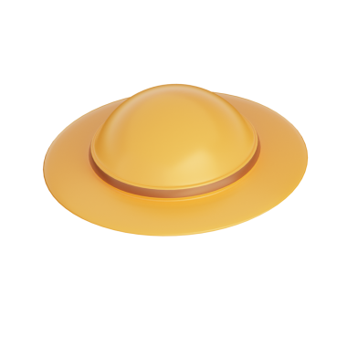 3 Boyutlu Hasır Şapka Resmetme Simgesi Hazırlama