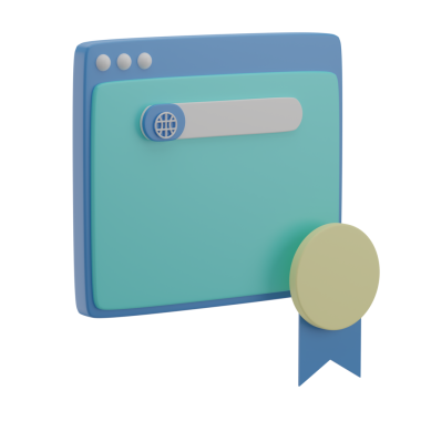 3D Web Sitesi Sıralama Resimlendirme Simgesi Sunucusu