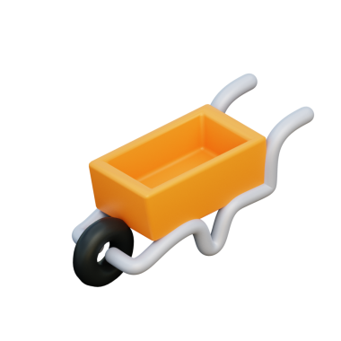 3D El Arabası Resim Simgesi Hazırlama