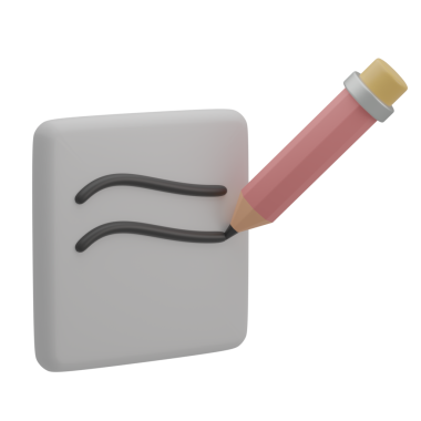 3B Yazma Kavramı İllüstrasyon Simgesi Hazırlama