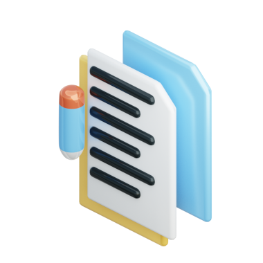 3D Yazma Proje İllüstrasyon Simgesi Hazırlama