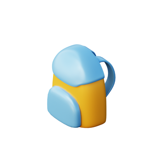 3B Sırt Çantası Resim Simgesi Hazırlama