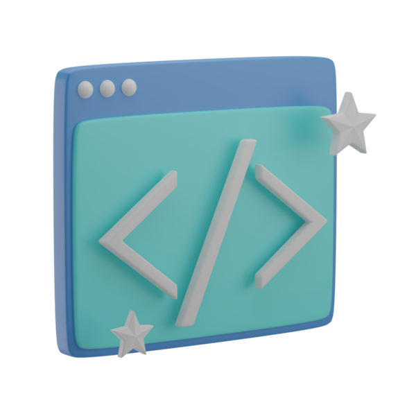 3B Temiz Kodlama İllüstrasyon Simgesi Hazırlama