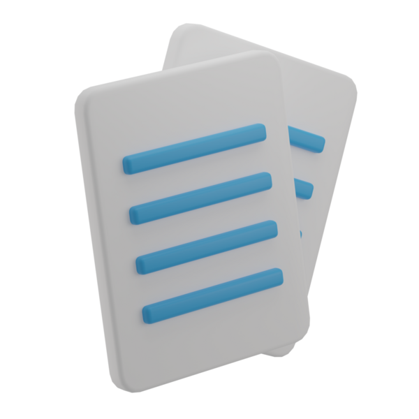 3B Belge İllüstrasyon Simgesi Hazırlama