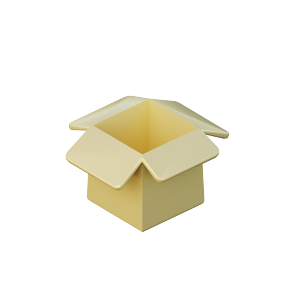 3B Boş Kutu Resmetme Simgesi Hazırlama