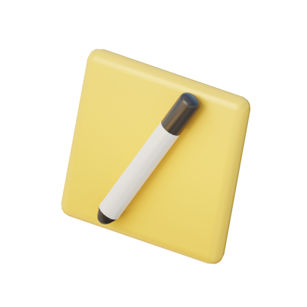 3B Kalem Aracı Grafik Çizim Simgesi Hazırlama