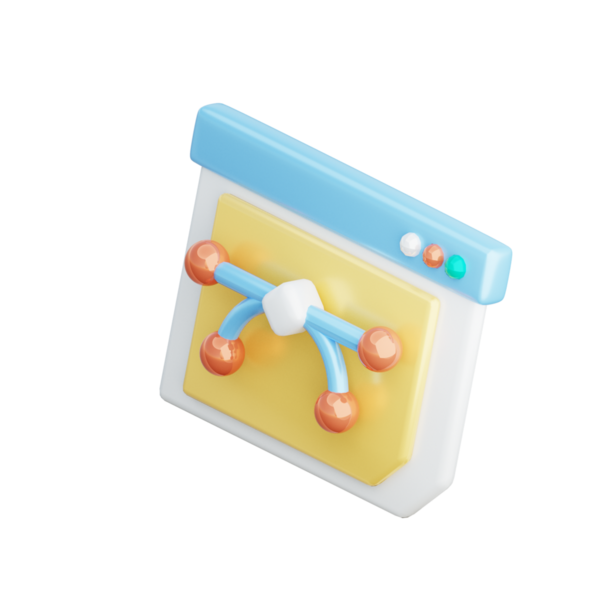 3B Planlama İllüstrasyon Simgesi Hazırlama