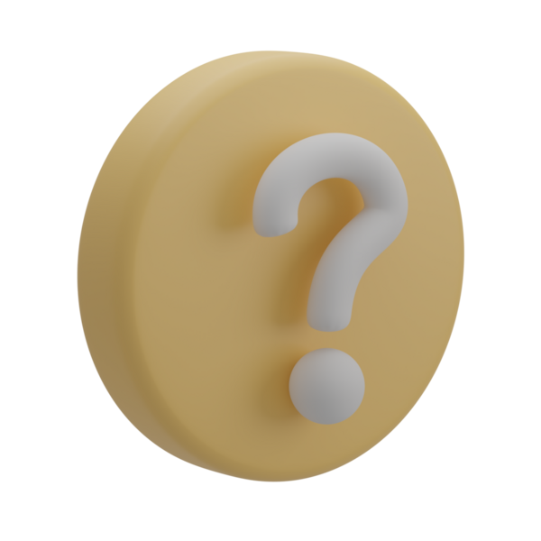 3B Soru İllüstrasyon Simgesi Hazırlama