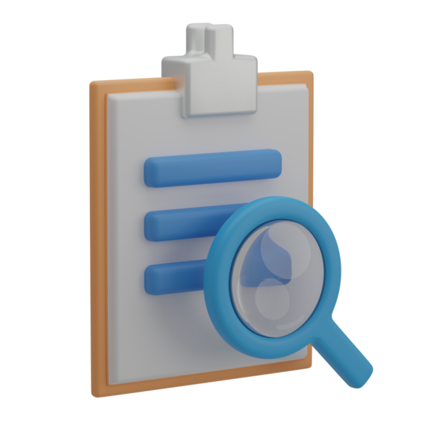 3B Arama Veri İllüstrasyon Simgesi Hazırlama