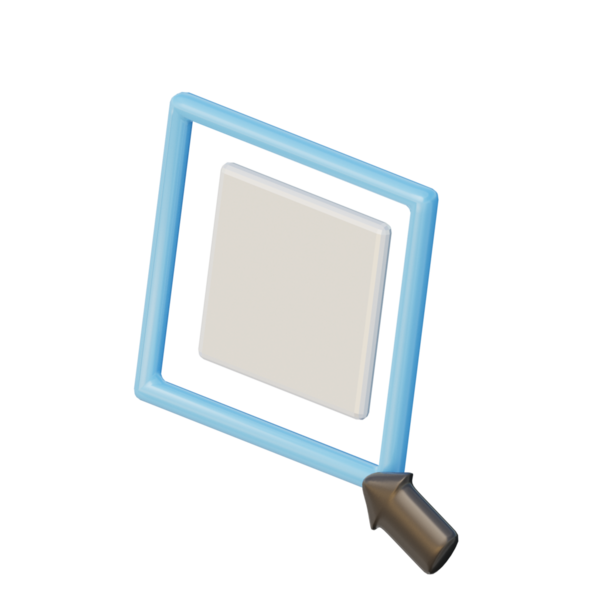 3B Seçim İllüstrasyon Simgesi Hazırlama