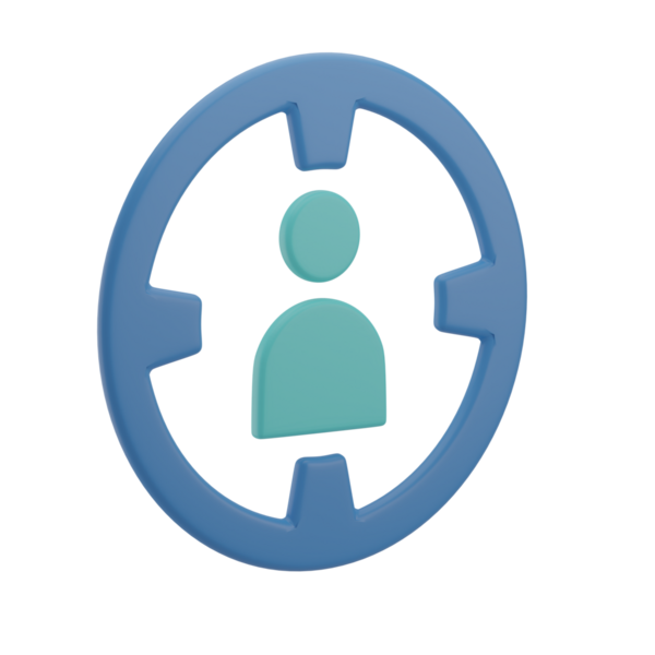 3D Hedef Kullanıcı Resimleri Simgesi Hazırlama