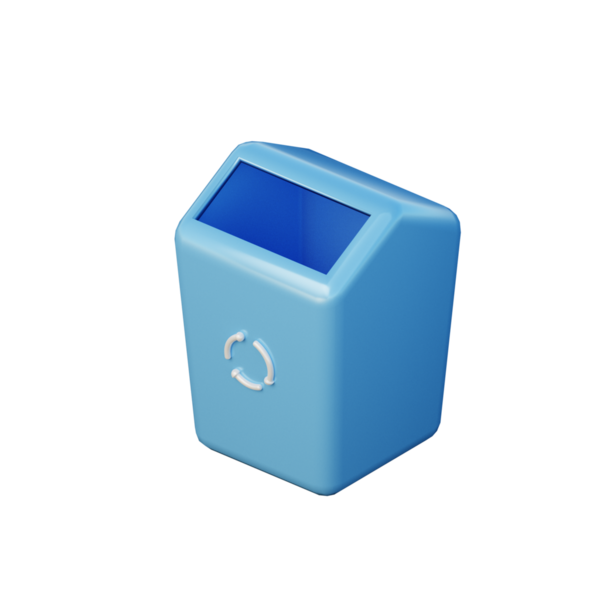 3B Çöp Kutusu Resim Simgesi Hazırlama