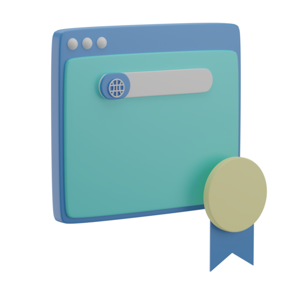 3D Web Sitesi Sıralama Resimlendirme Simgesi Sunucusu