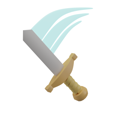 3 Boyutlu Macera Kılıcı Simgesi Çizimi