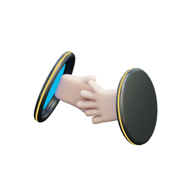 3B Dostluk Simgesi Hazırlama İllüstrasyonu