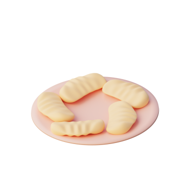 3 Boyutlu Gyoza Simge Hazırlama Çizimi