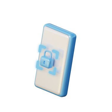 3D Kilitli Telefon Simgesi Resmetme