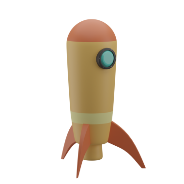 3B Uzay Roketi Simgesi Resmetme