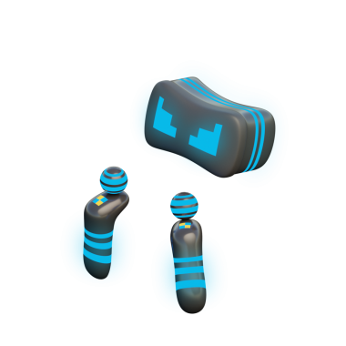 3D VR Oyun Çubuğu Simgesi Resmetme