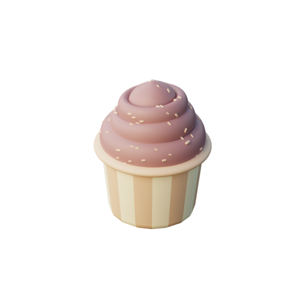 3 Boyutlu Kek Simgesi Çizimi