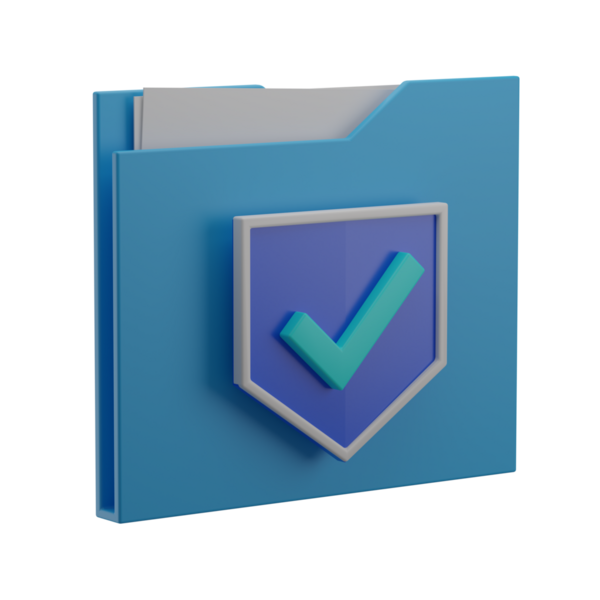 3B Dosya Güvenliği Simgesi Görüntüleme