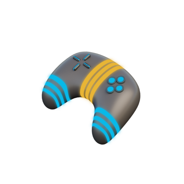 3B Oyun Denetleyici Simge Hazırlama Çizimi