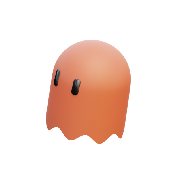 3 Boyutlu Hayalet Simgesi Çizimi